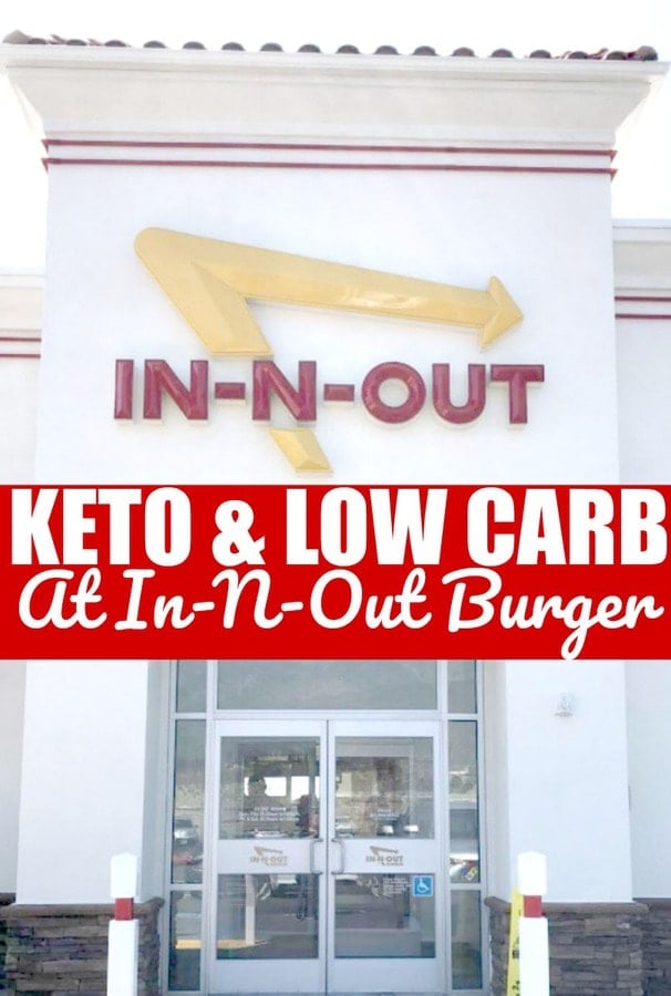 In-N-Out burger keto and low carb