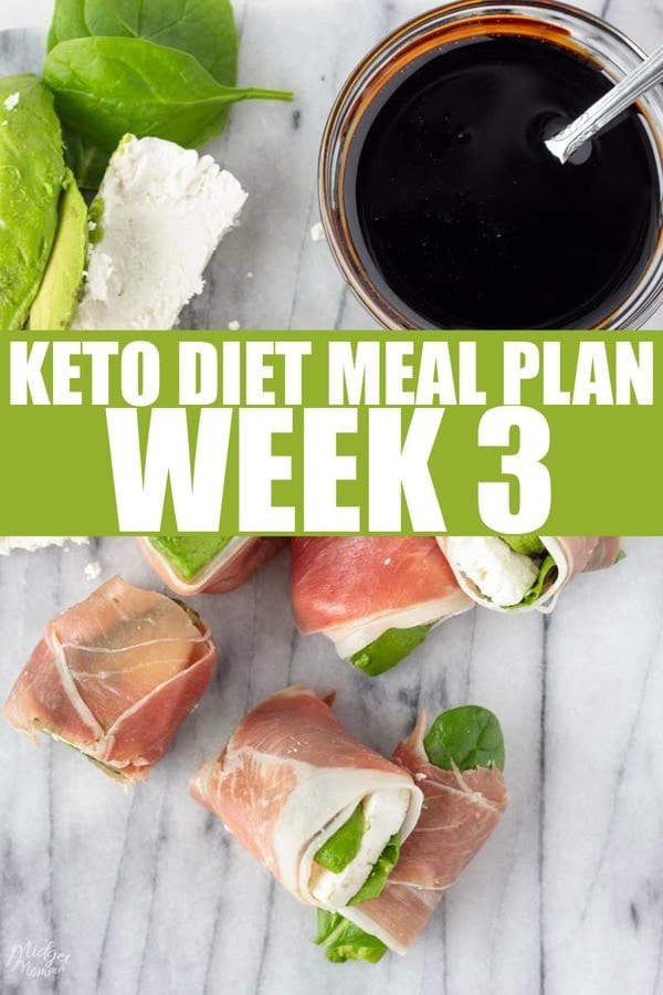 Keto Diet meal plan week 3