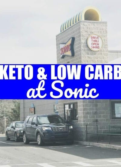 Low carb and Keto at Sonic