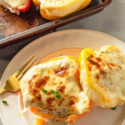 Tuna Melt Stuffed Peppers