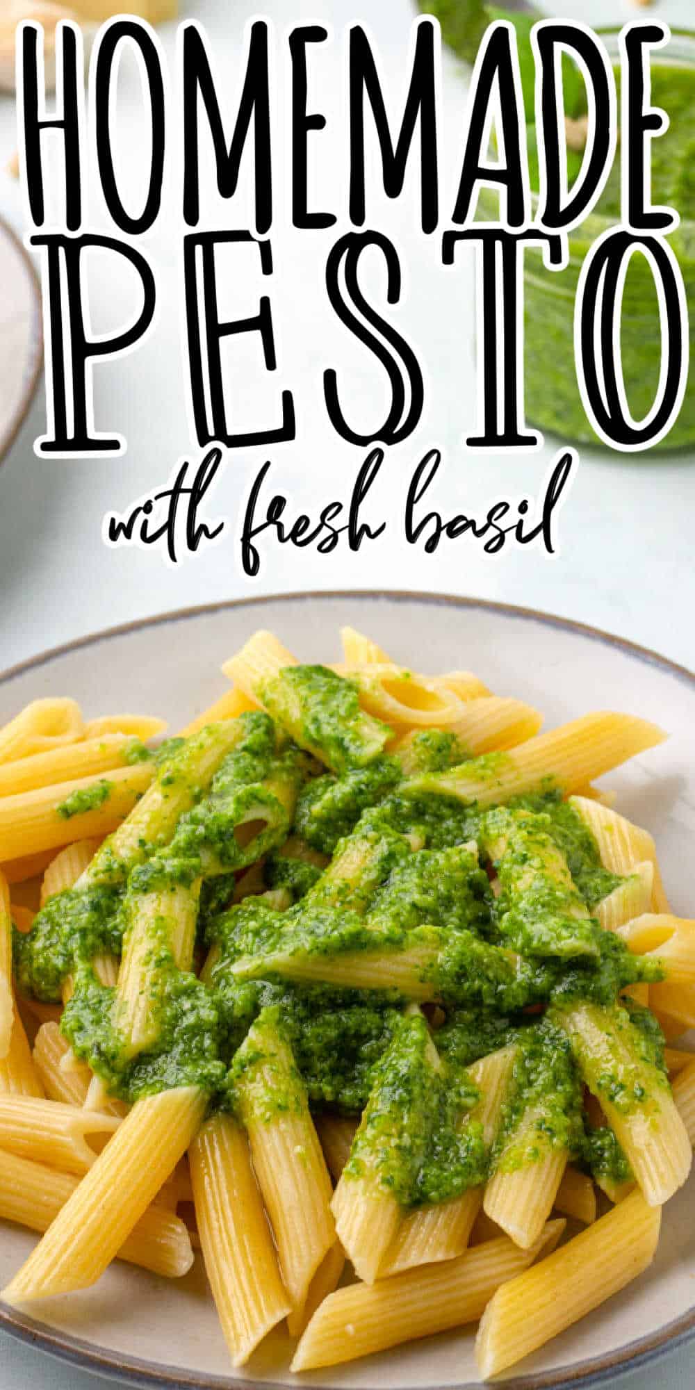 How to Make Pesto (with Fresh Basil and Step by Step Directions)