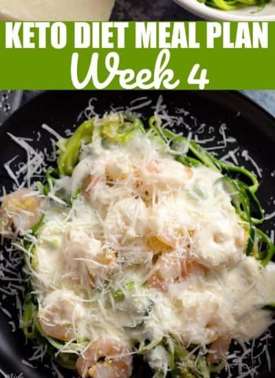 keto diet meal plan week 4