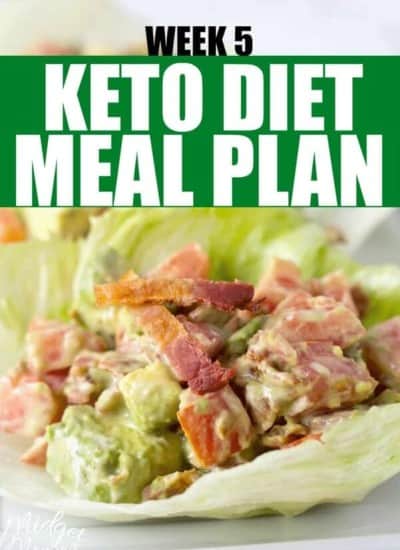 keto diet meal plan week 5