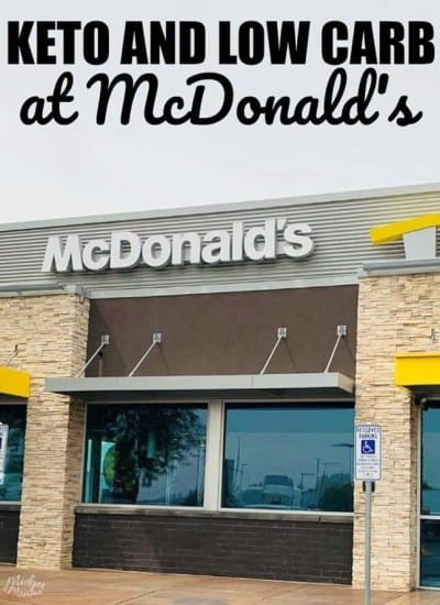 Check out this list of Low Carb and Keto at McDonald's to help you choose what to eat when you are at McDonald's. 