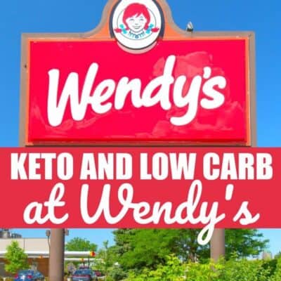 wendys keto and low carb