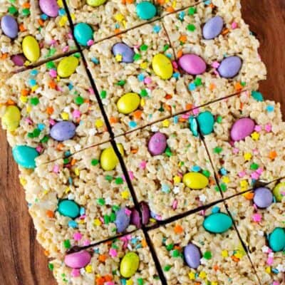 Easter M&M Rice Krispie Treats Recipe