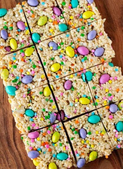 Easter M&M Rice Krispie Treats Recipe