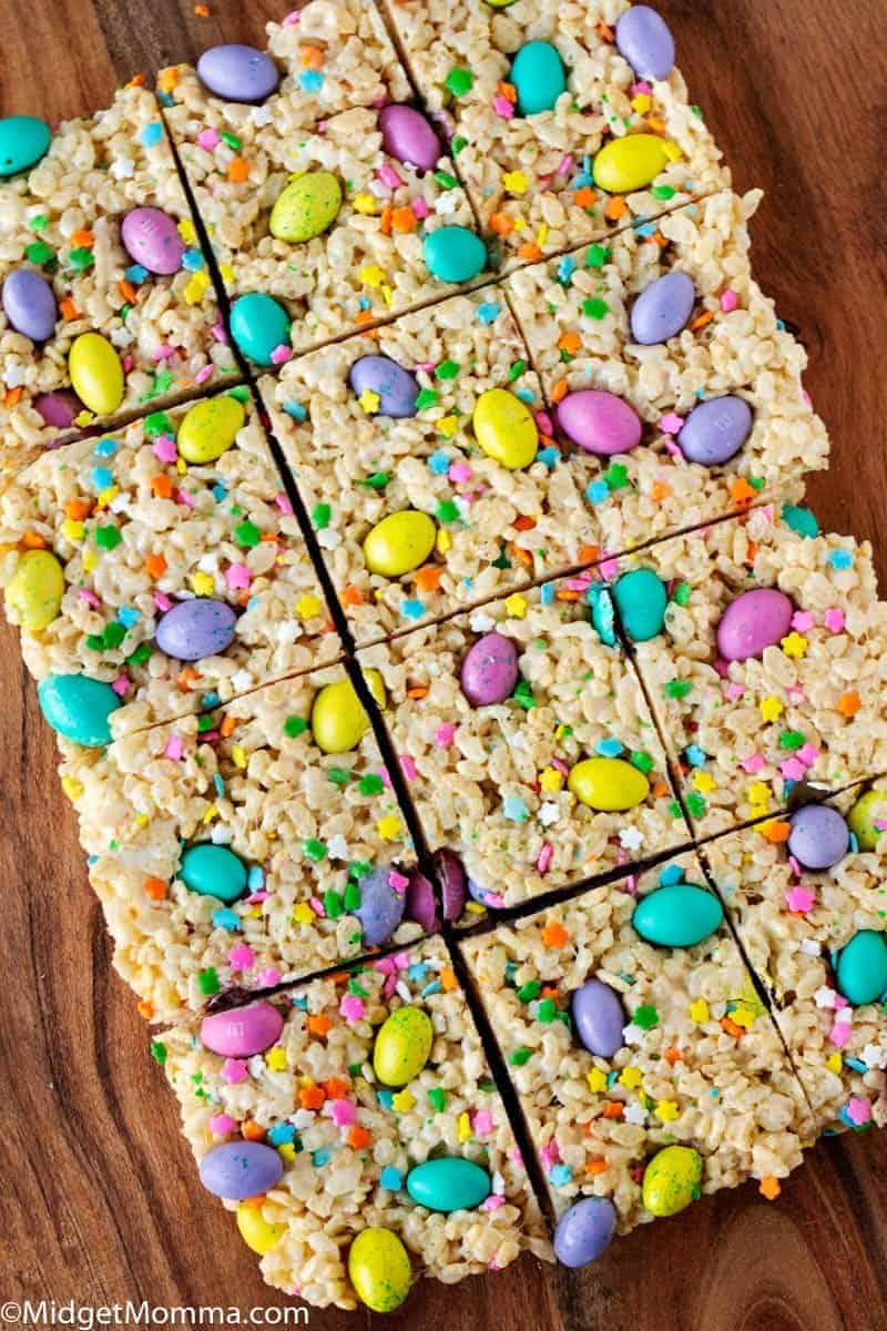 Crispy M&M Krispie Treats