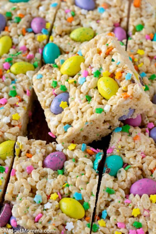 Easter M&M Rice Krispie Treats Recipe • MidgetMomma