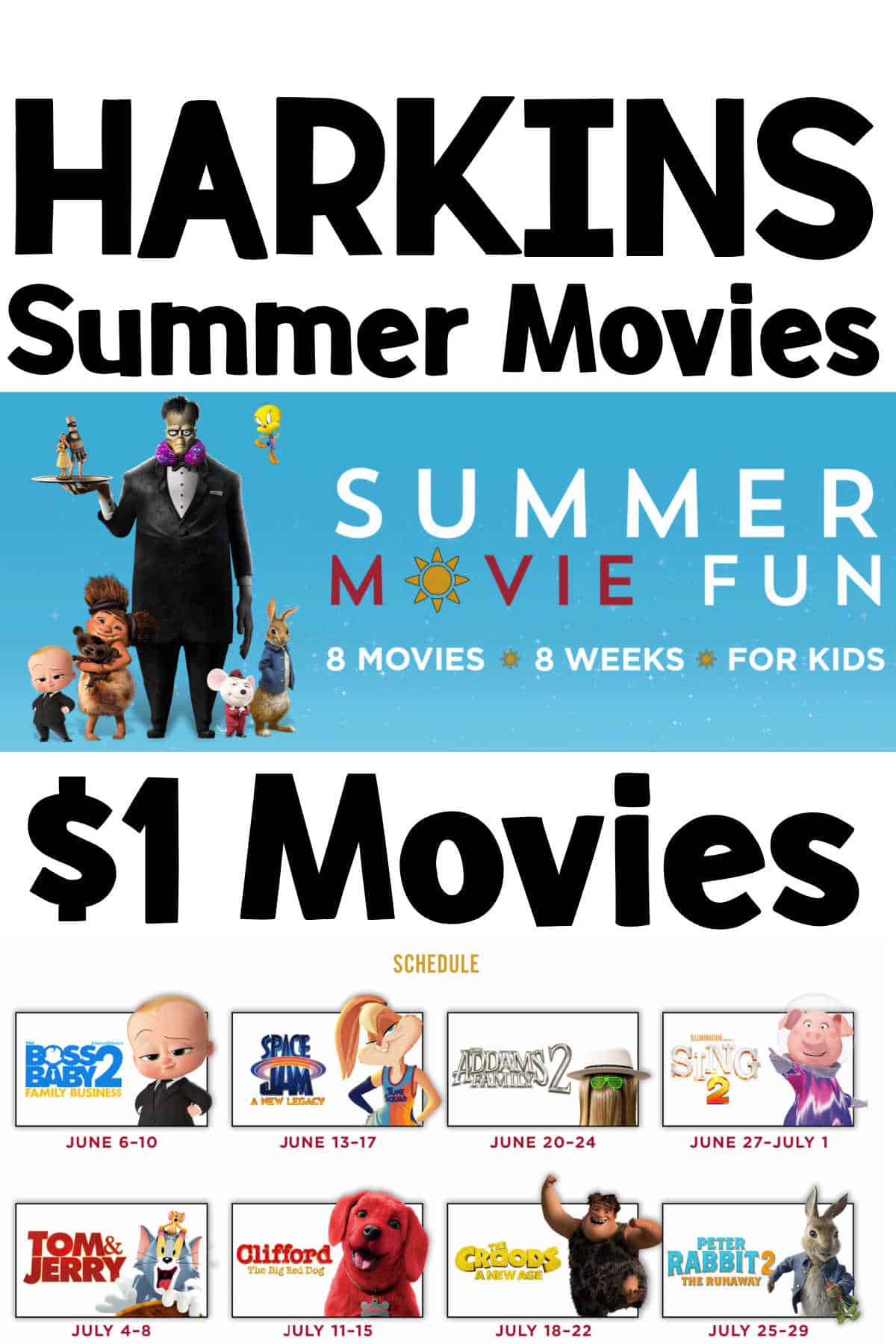 Harkins Summer Movies