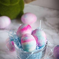 How to Dye Easter Eggs with Shaving Cream