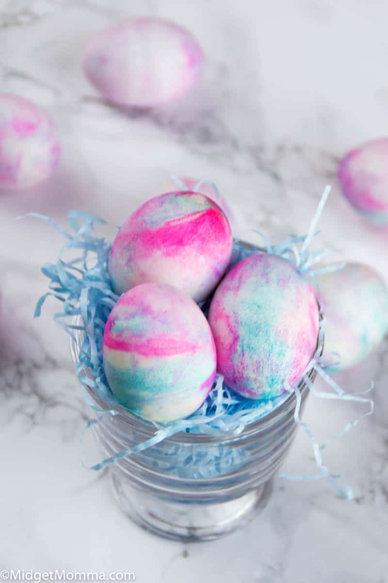 How to Dye Easter Eggs with Shaving Cream