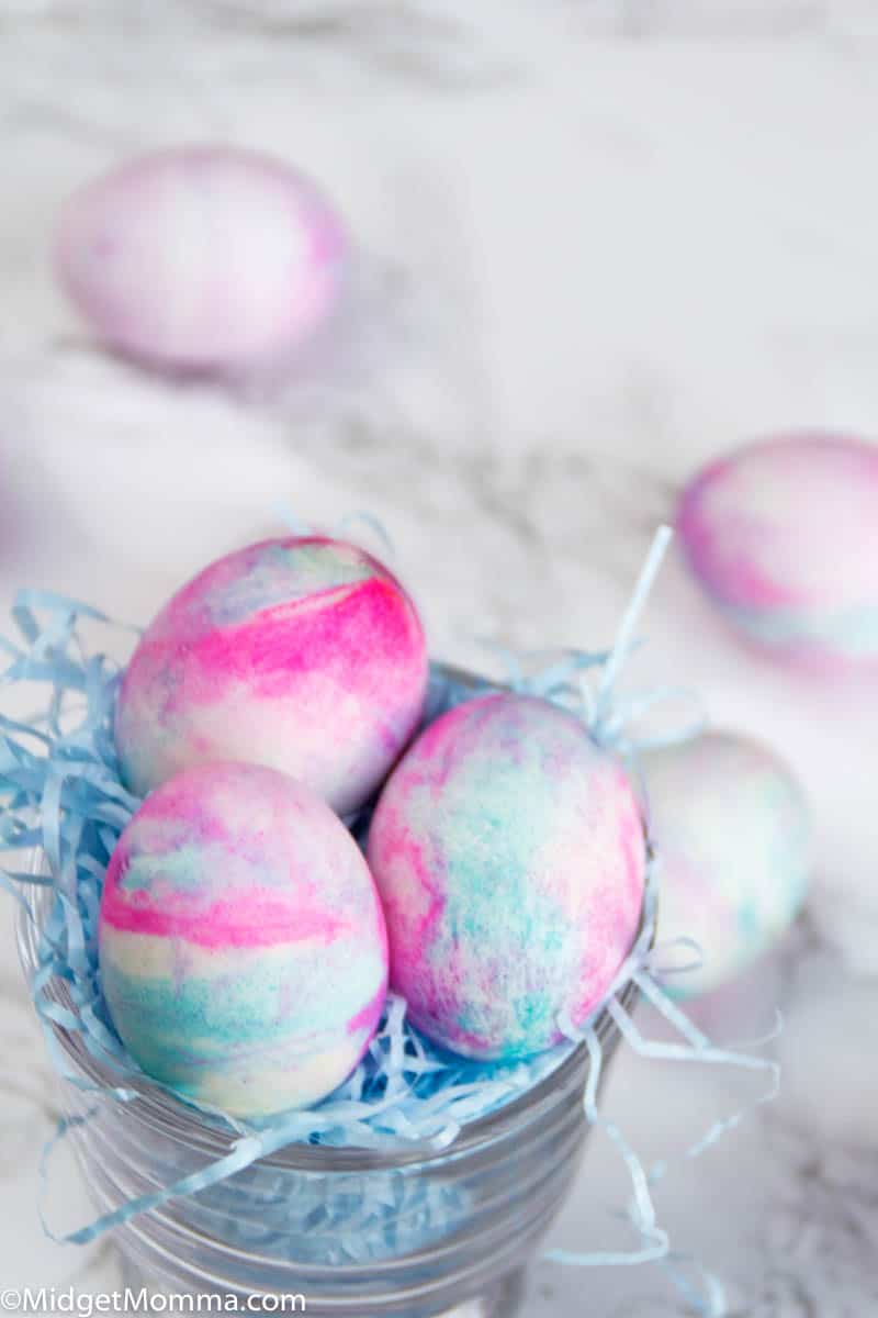 How to Dye Easter Eggs with Shaving Cream