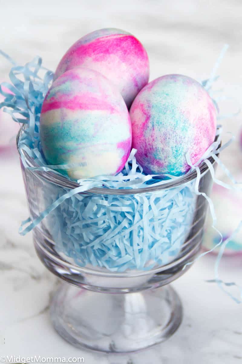 How to Dye Easter Eggs with Shaving Cream