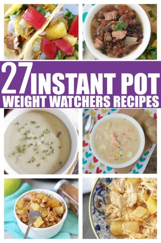 Instant pot weight watchers recipes