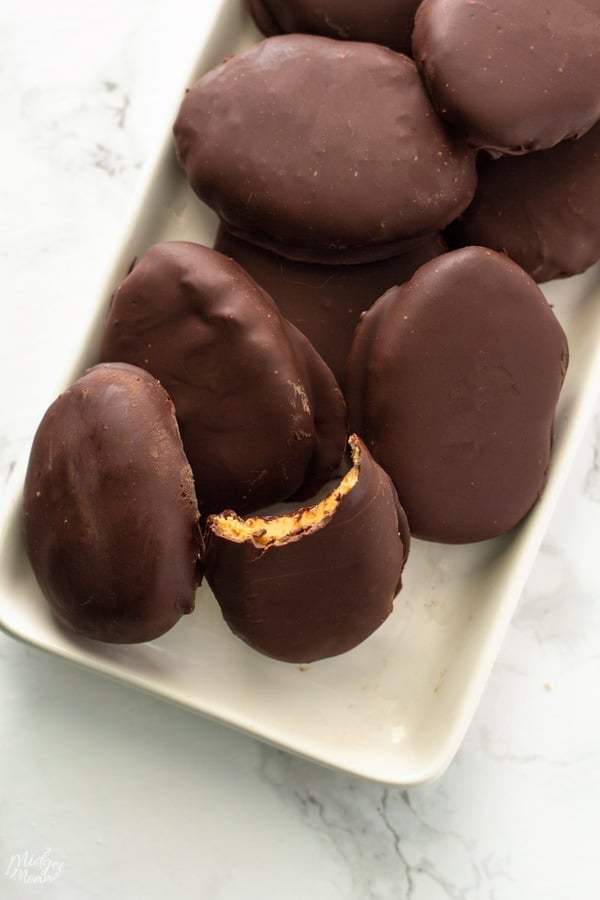 keto chocolate peanut butter eggs