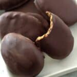 Keto chocolate peanut butter eggs