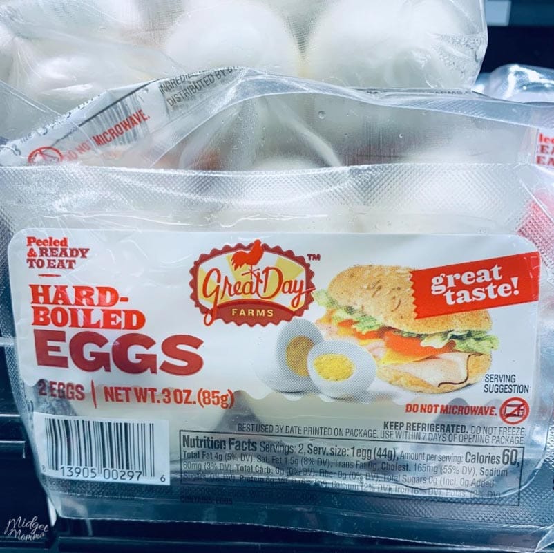 Keto snacks at walmart - hardboiled eggs at walmart