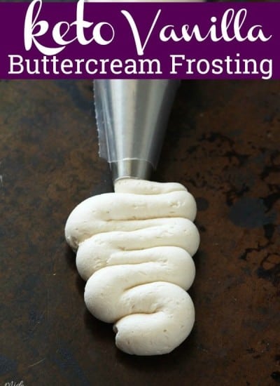 sugar free buttercream vanilla frosting