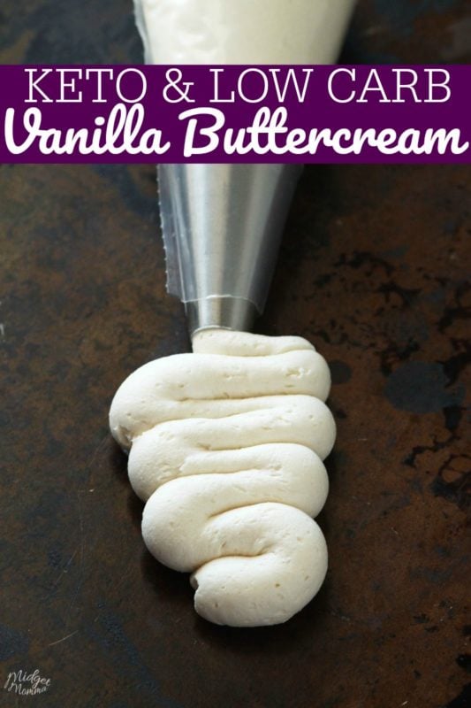 low carb buttercream frosting
