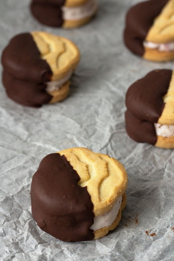 Neapolitan Ice Cream Sandwiches