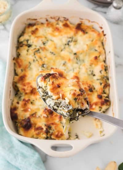 Spinach Artichoke Chicken Casserole recipe