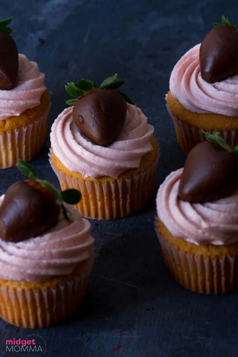 Strawberry cupcakes recipe