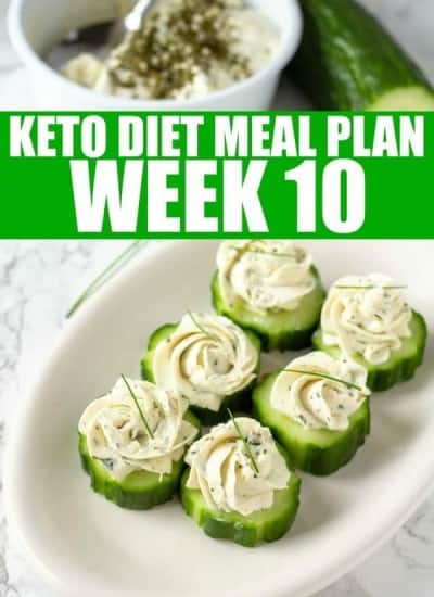 Week 10 Keto Diet Meal Plan