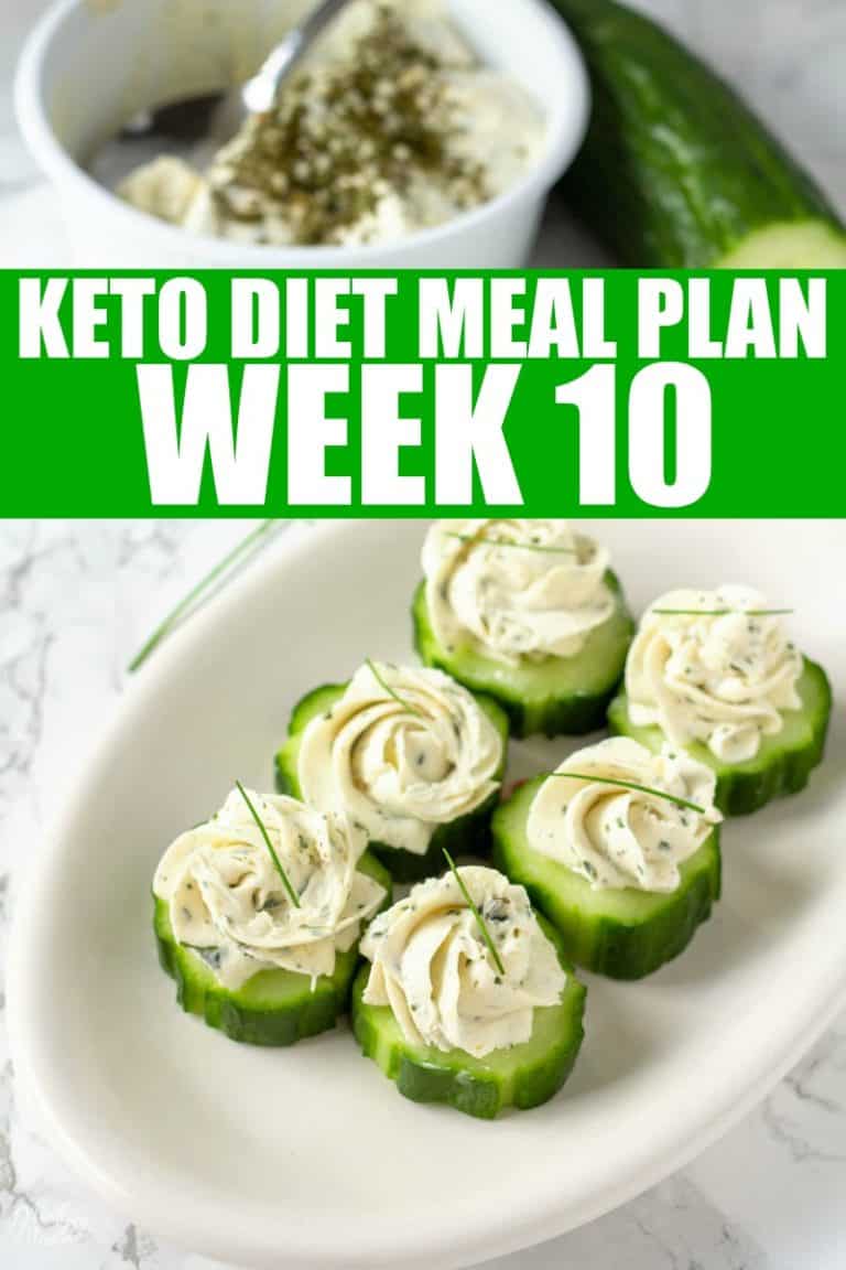 Keto Diet Meal Plan Week 10 • MidgetMomma