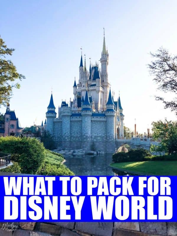 what to pack for Disney