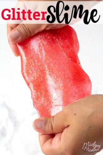 glitter glue slime