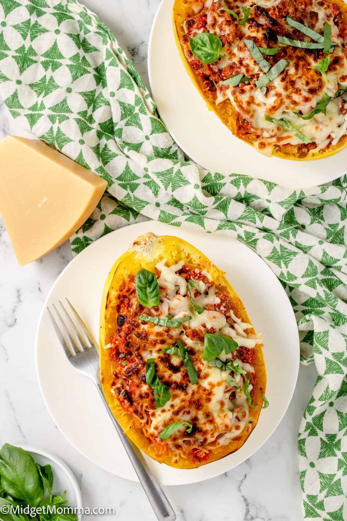 Baked Spaghetti Squash Lasagna with Meat