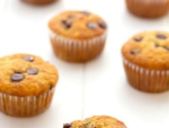banana chocolate chip muffins