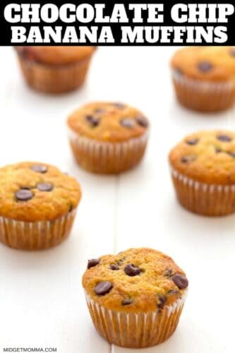 banana chocolate chip muffins