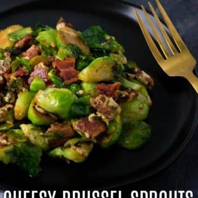 This Cheesy Brussel Sprouts with Bacon recipe is for sure going to make anyone who says they do not like brussel sprouts, change their mind! 