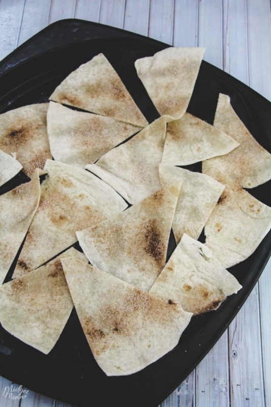 Baked Cinnamon Sugar Tortilla Chips (Perfect for Dessert!)