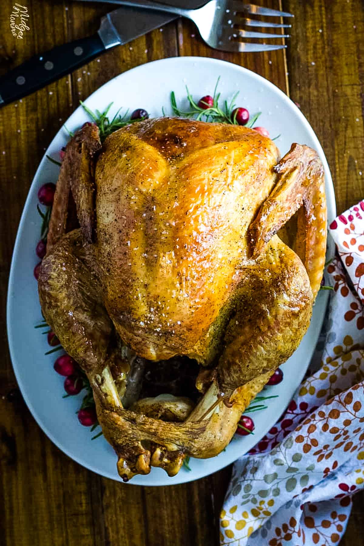 Brown Sugar and Salt Dry Brine Turkey Recipe