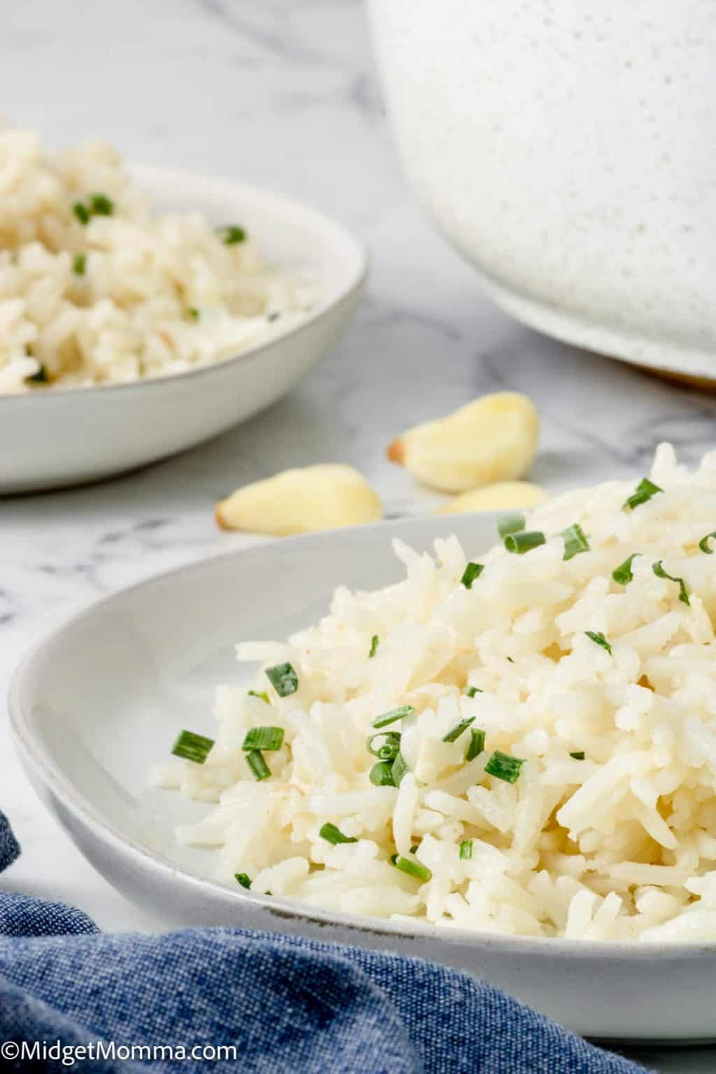 Easy Garlic Butter Rice • MidgetMomma