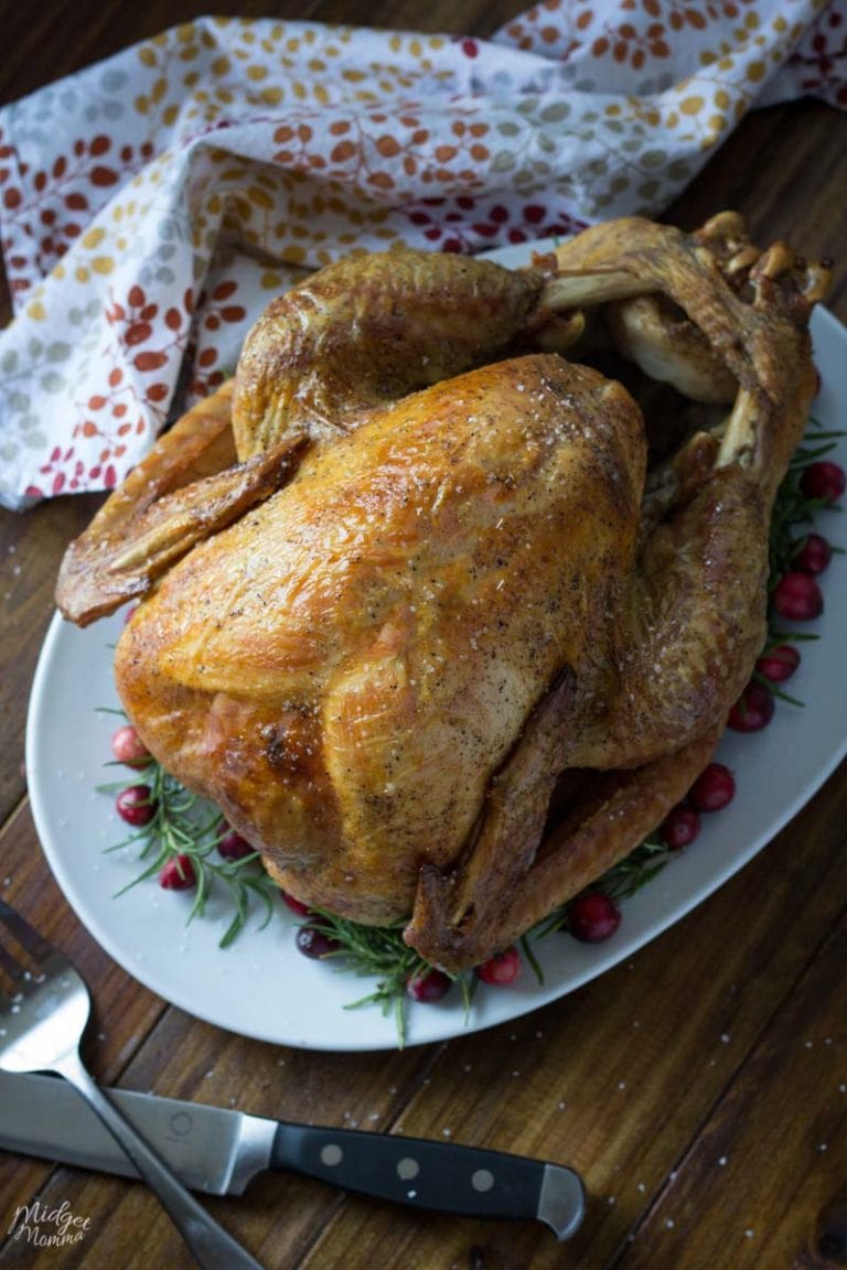 How to Cook a Turkey with a Dry Salt Brine • MidgetMomma