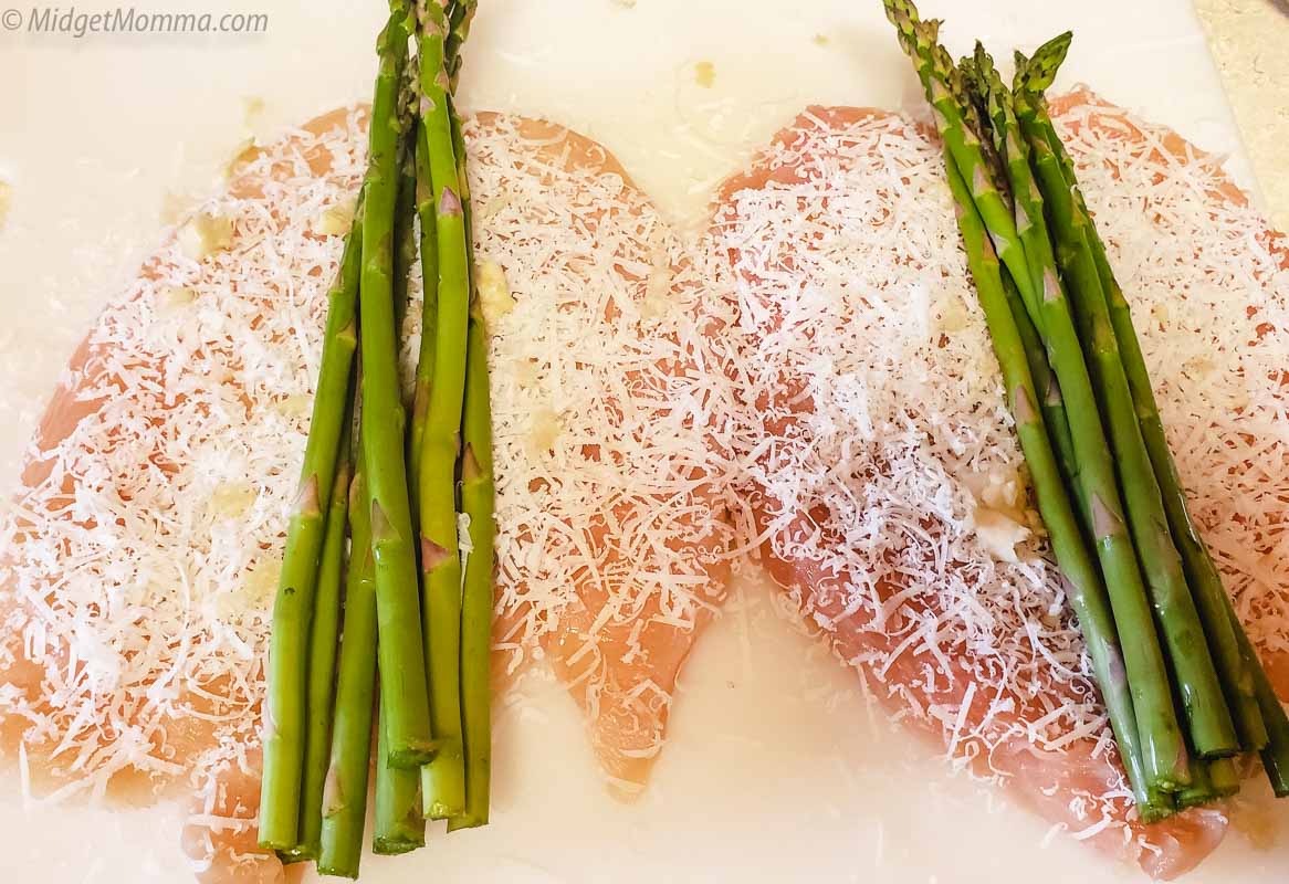 How to make Asparagus stuffed chicken breasts