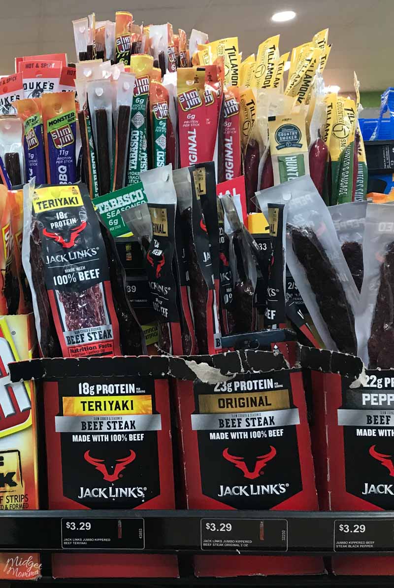 Keto Gas Station Snacks - beef jerky