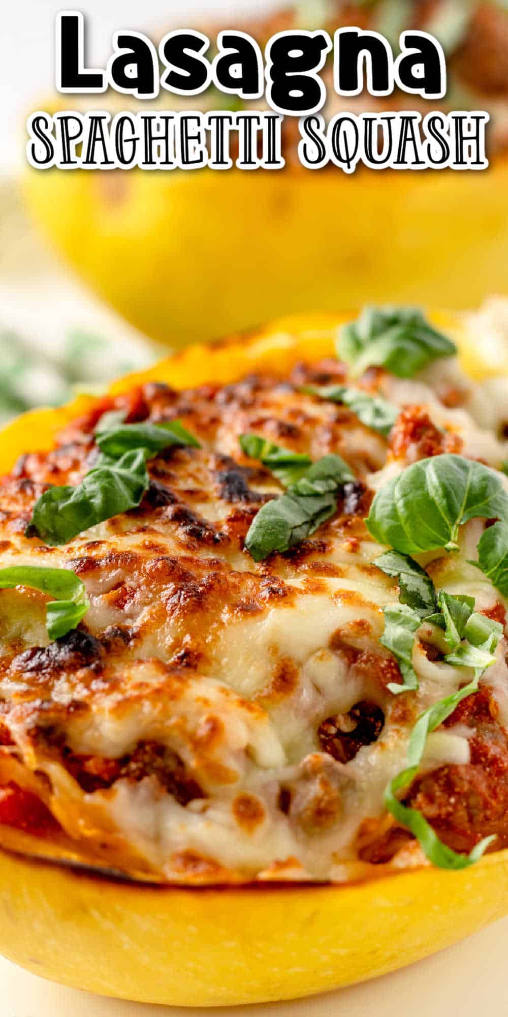 Baked Spaghetti Squash Lasagna with Meat • MidgetMomma
