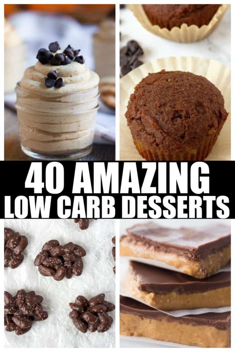 40 AMAZING Low Carb Desserts (Keto Friendly too!)