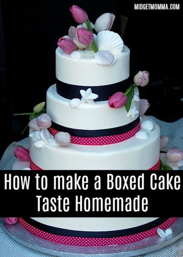Make Boxed Cake Mix Taste Like Bakery Cake