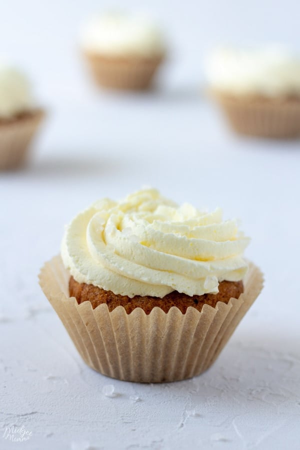 low carb salted caramel cupcakes