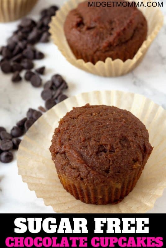 low carb sugar free chocolate cupcakes