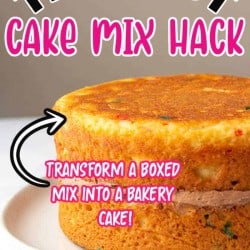 boxed cake mix hack - How to Make a Box Cake Mix taste like a bakery-6