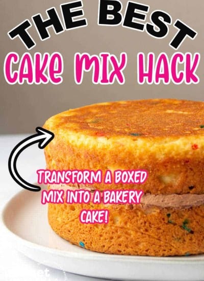 boxed cake mix hack - How to Make a Box Cake Mix taste like a bakery-6