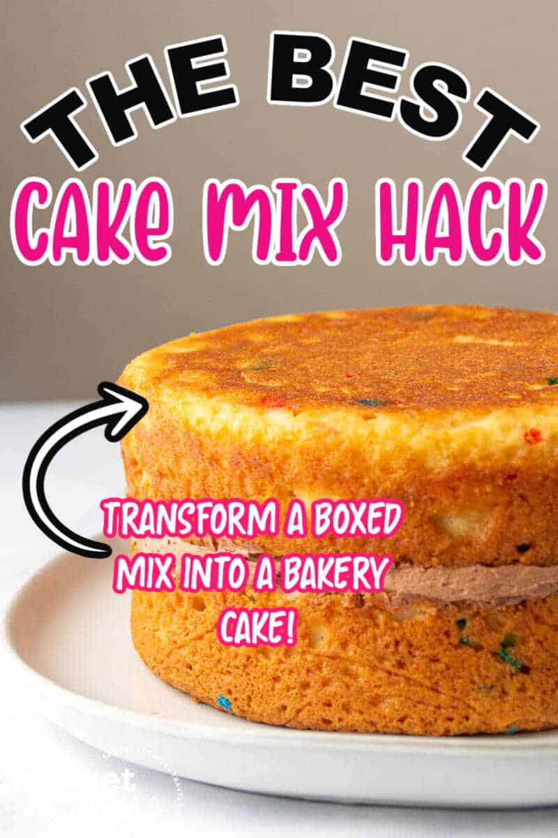 Make Boxed Cake Mix taste like Bakery cake