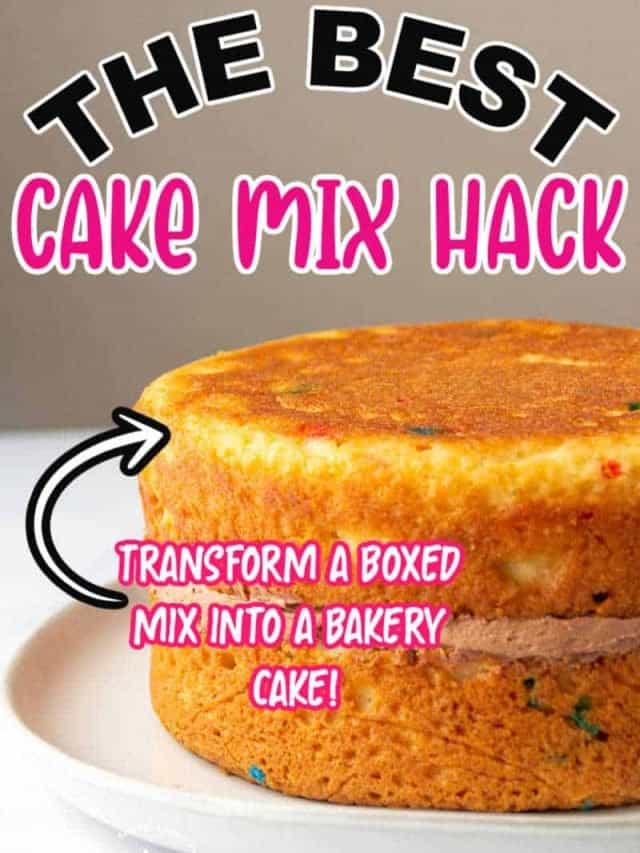 How to Make Boxed Cake Mix taste like Bakery Cake • MidgetMomma
